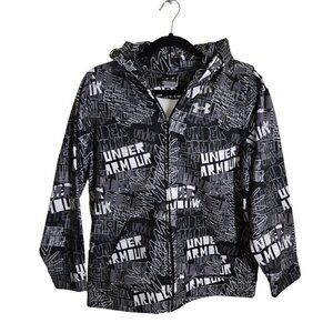 Under Armour Unique Spellout Full Zip Hoodie Size YXL